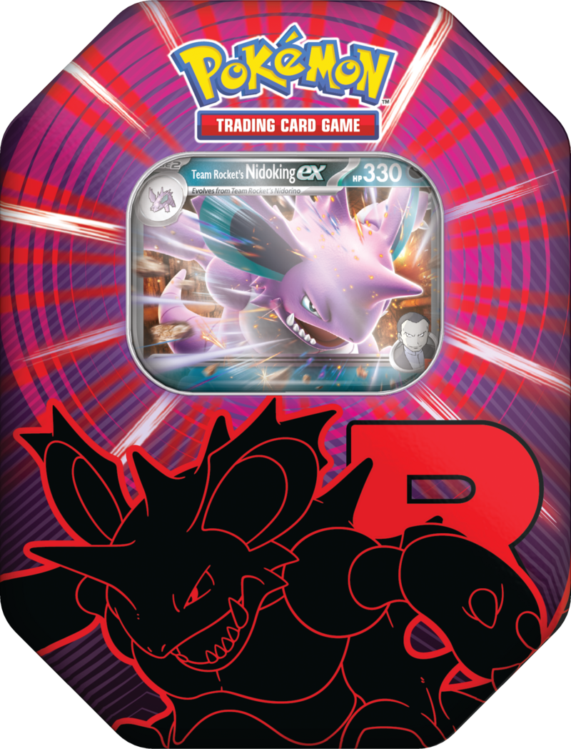 Pokémon TCG: Team Rocket Tin - Nidoking