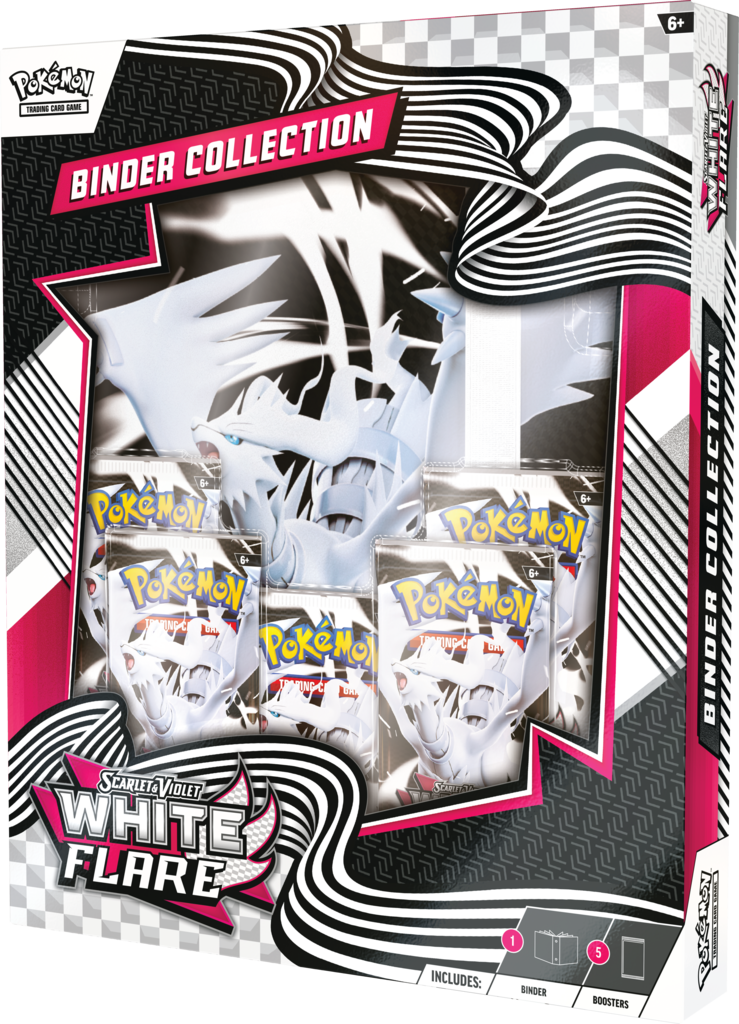 Pokémon TCG: Scarlet & Violet - White Flare - Binder Collection - Reshiram
