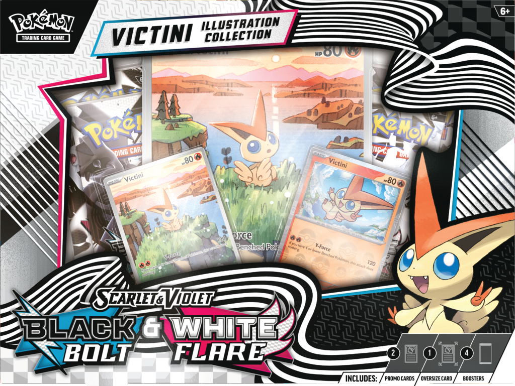 Pokémon TCG: Scarlet & Violet - White Flare & Black Bolt - Unova Victini Illustration Collection