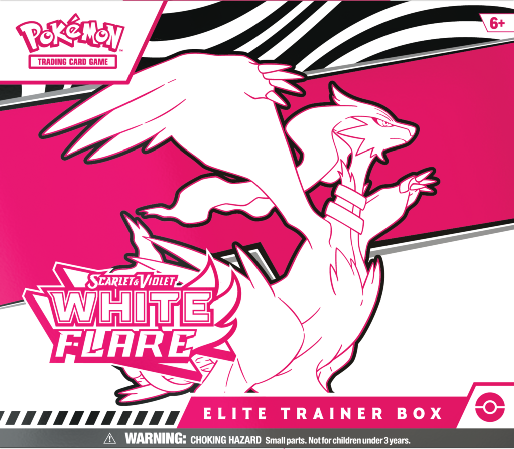 Pokémon TCG: Scarlet & Violet - White Flare - Elite Trainer Box - Reshiram
