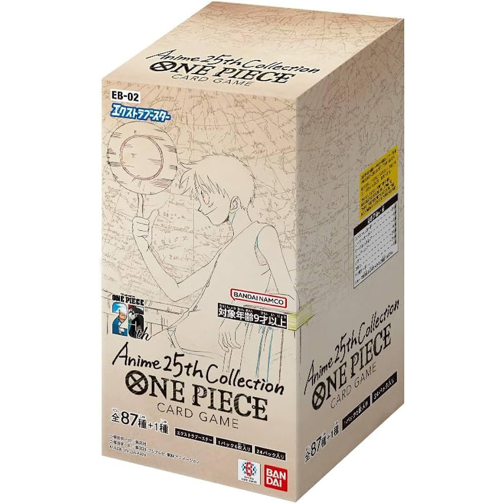 One Piece Card Game Anime 25th Collection Booster Box Japoński - (EB-02)