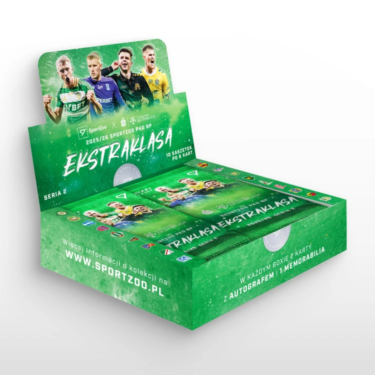 Hobby box - karty piłkarskie SportZoo PKO BP Ekstraklasa 2025/26 - Seria 2