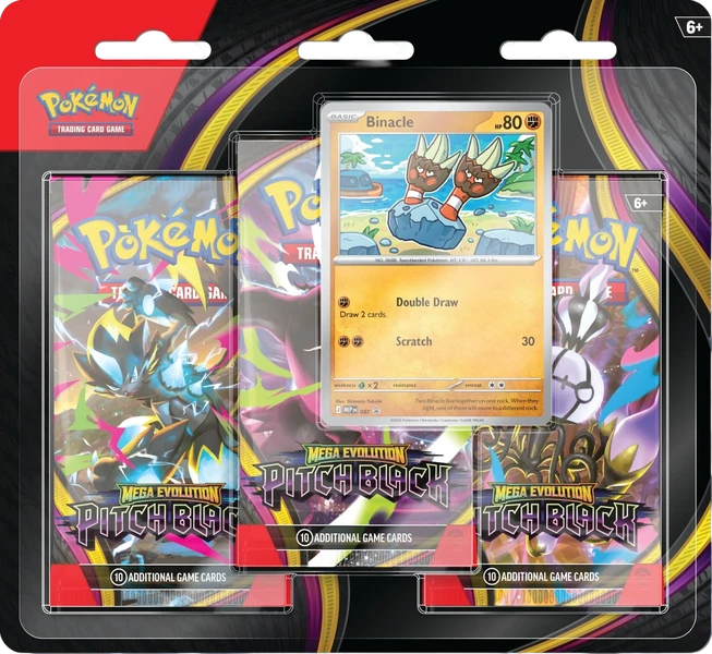 Pokemon TCG: Pitch Black 3-Pack Blister