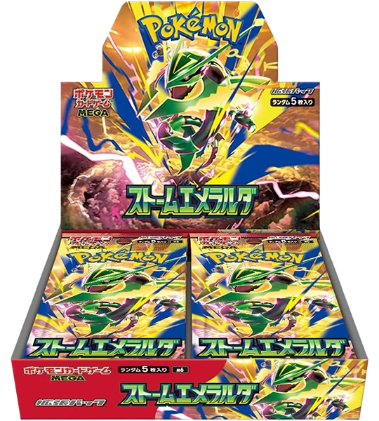 Pokemon TCG: Storm Emeralda Booster Box Japoński - M6