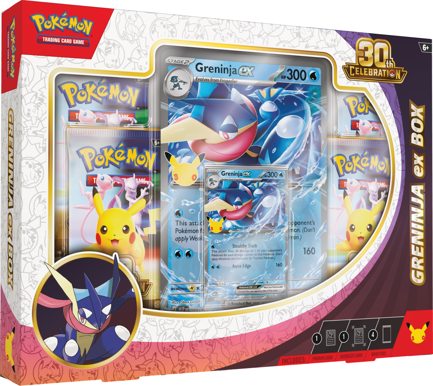 Pokemon TCG: 30th Celebration - Ex Box - Greninja ex - PREORDER