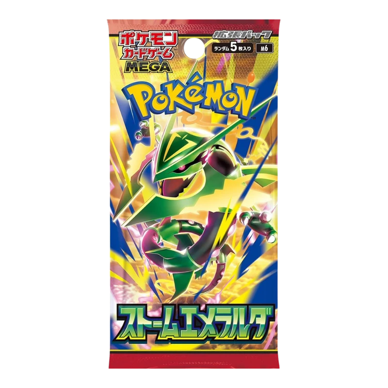 Pokemon TCG: Storm Emeralda Booster Pack Japoński – M6