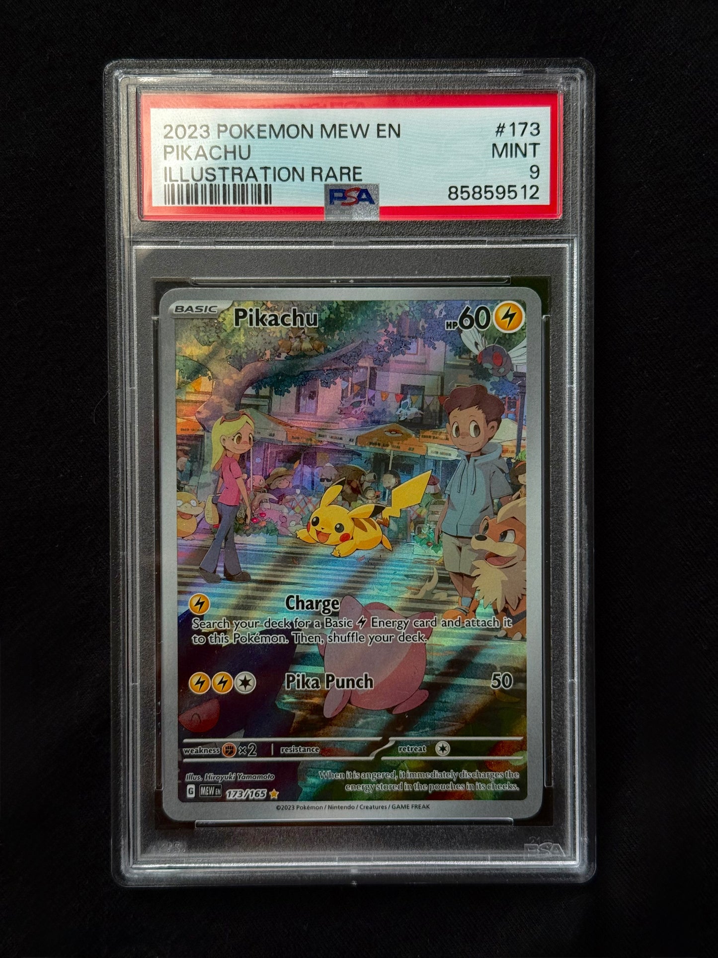 Pikachu 151 - 173/165 PSA 9