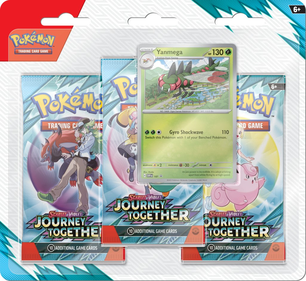 Pokémon TCG: Scarlet & Violet - Journey Together - 3-Pack Blister