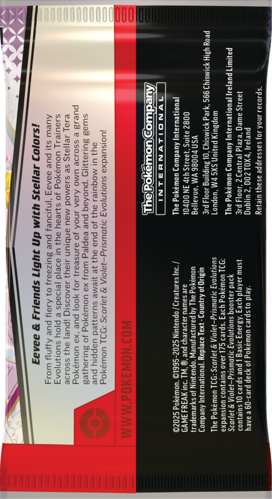 Pokémon TCG: Prismatic Evolutions - Booster Pack