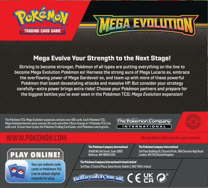 Pokémon TCG: Mega Evolution - Booster Box - PREORDER