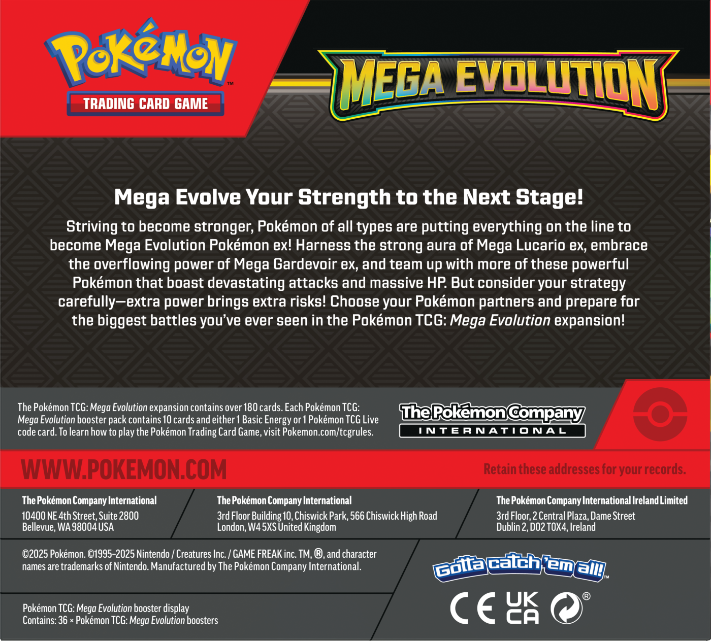 Pokémon TCG: Mega Evolution - Booster Box - PREORDER