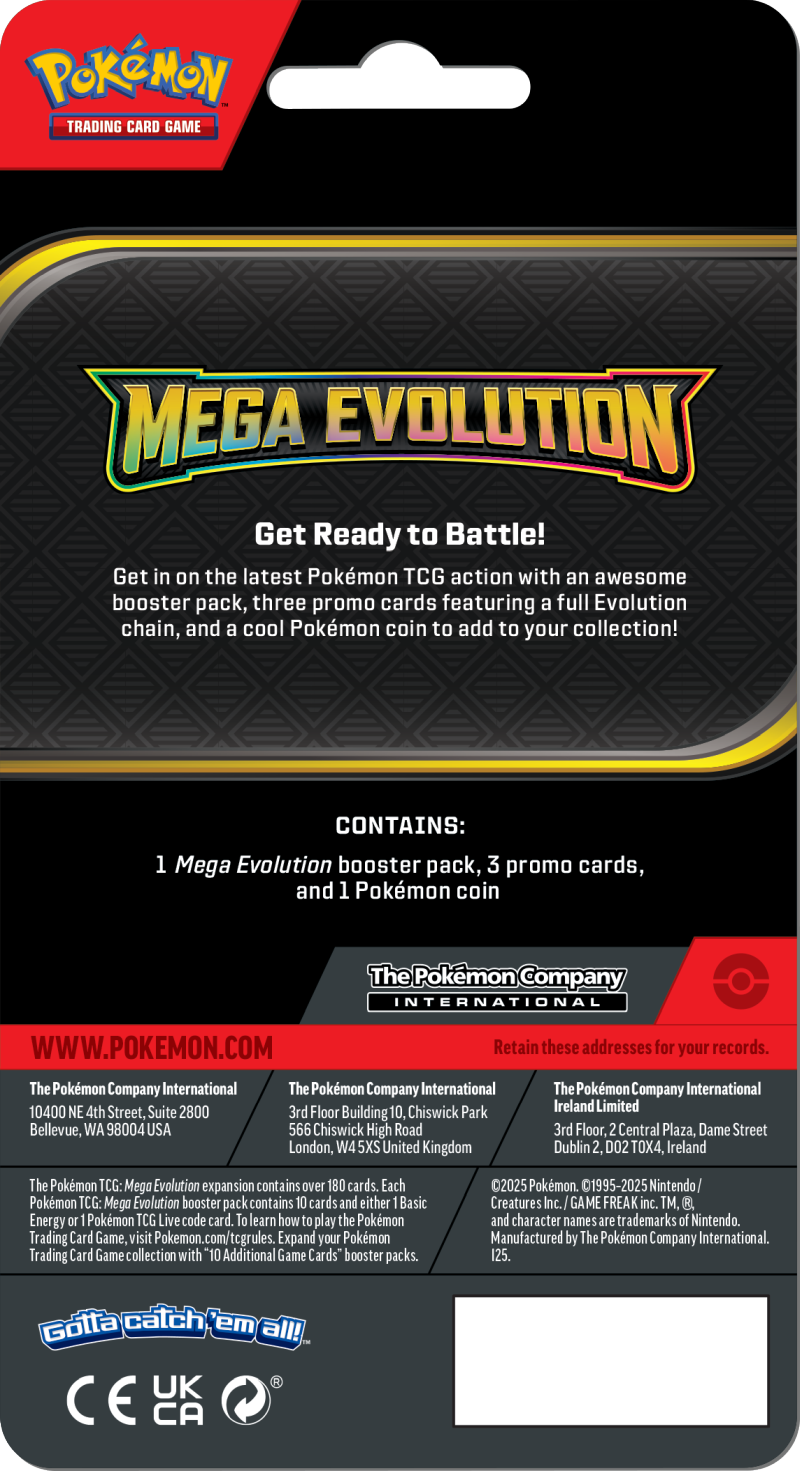 Pokémon TCG: Mega Evolution - Premium Checklane Blister - Tyranitar/Meowscarada (1 losowy blister)