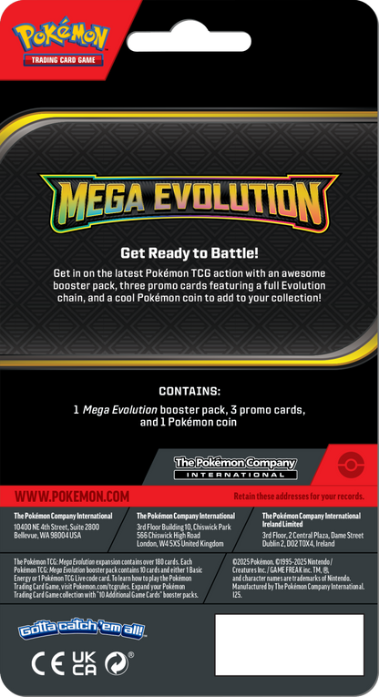 Pokémon TCG: Mega Evolution - Premium Checklane Blister - Tyranitar/Meowscarada (1 losowy blister)