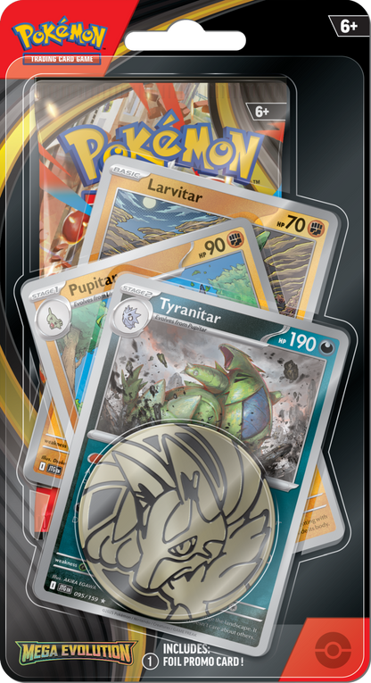Pokémon TCG: Mega Evolution - Premium Checklane Blister - Tyranitar/Meowscarada (1 losowy blister)