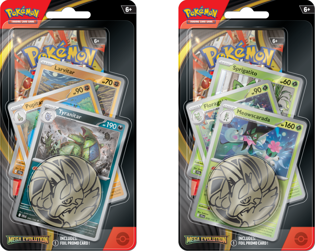 Pokémon TCG: Mega Evolution - Premium Checklane Blister - Tyranitar/Meowscarada (1 losowy blister)