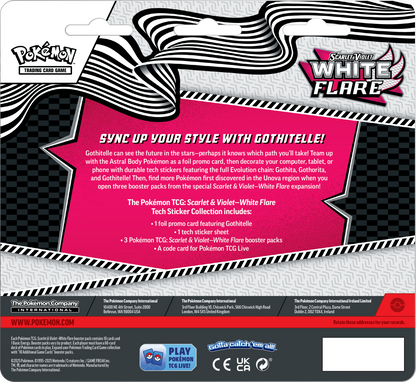 Pokémon TCG: Scarlet & Violet - White Flare - Tech Sticker - Gothitelle