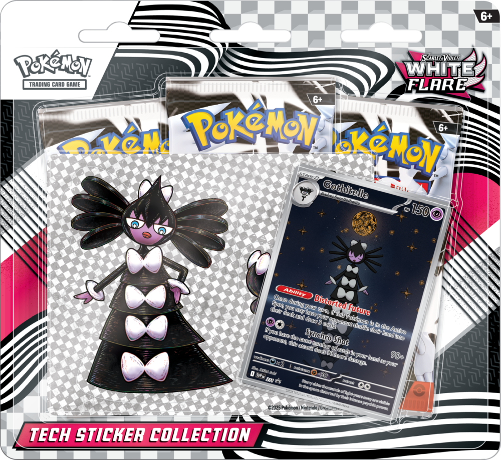 Pokémon TCG: Scarlet & Violet - White Flare - Tech Sticker - Gothitelle