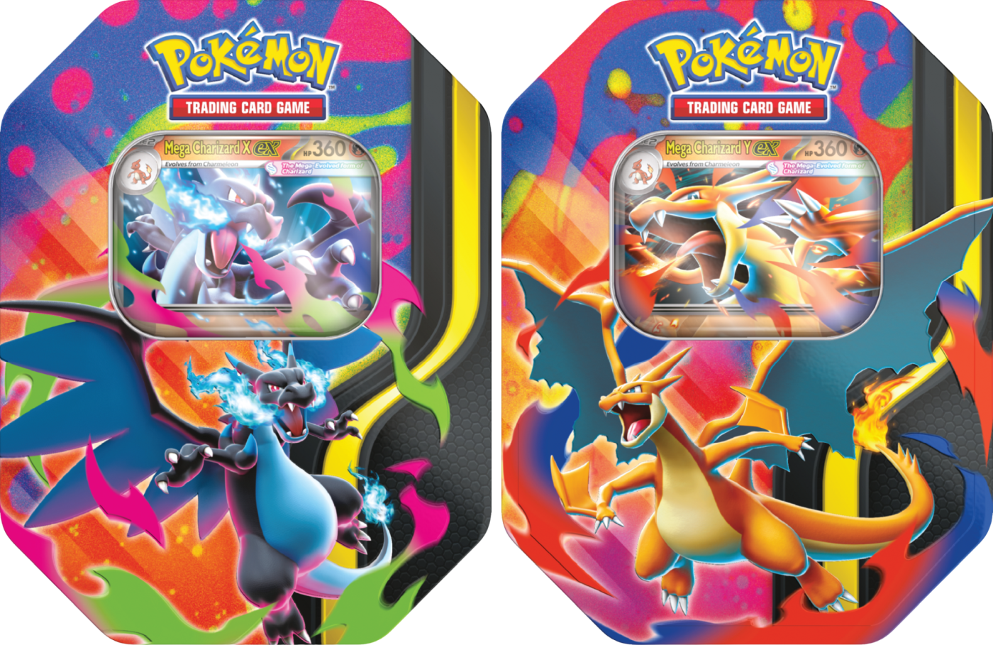 Pokémon TCG: Mega Charizard Tin - Mega Charizard - PREORDER (1 losowy tin)