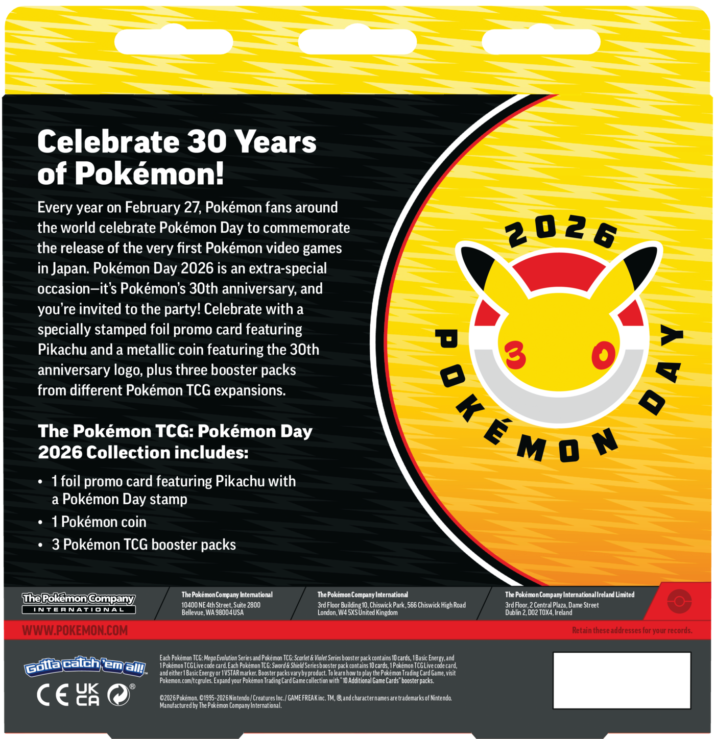 Pokémon TCG: 2026 Pokémon Day Collection - PREORDER