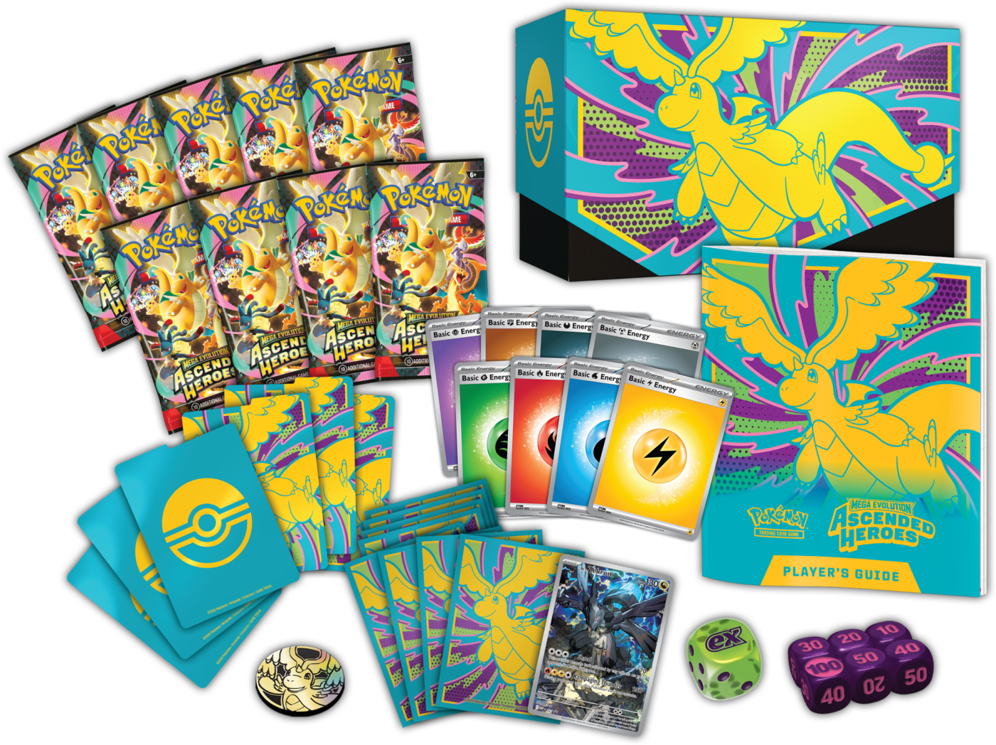Pokémon TCG: Mega Evolution - Ascended Heroes - Elite Trainer Box - Dragonite