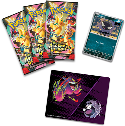 Pokémon TCG: Mega Evolution - Ascended Heroes - Tech Sticker Collection Gastly - PREORDER