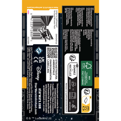 Star Wars: Unlimited  - Jump to Lightspeed - Booster Pack (SWH04)