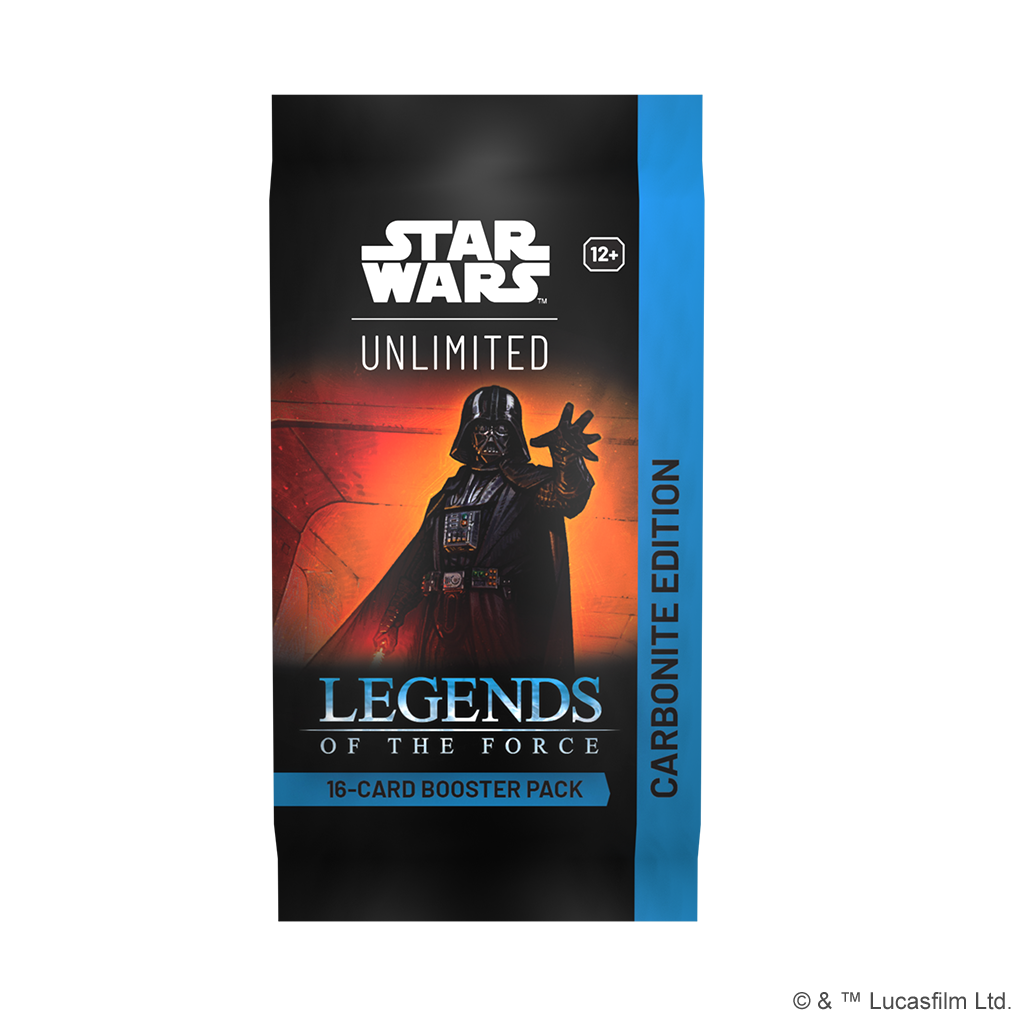 Star Wars: Unlimited Card Game - Legends of the Force - Carbonite Booster Box (SWH05)