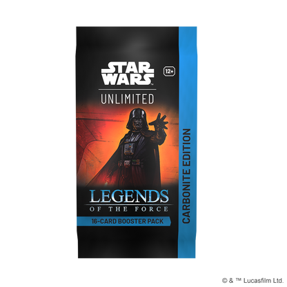 Star Wars: Unlimited Card Game - Legends of the Force - Carbonite Booster Box (SWH05)