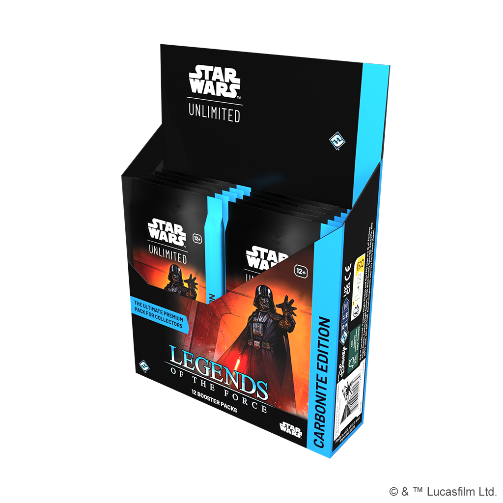 Star Wars: Unlimited Card Game - Legends of the Force - Carbonite Booster Box (SWH05)