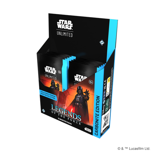 Star Wars: Unlimited Card Game - Legends of the Force - Carbonite Booster Box (SWH05)