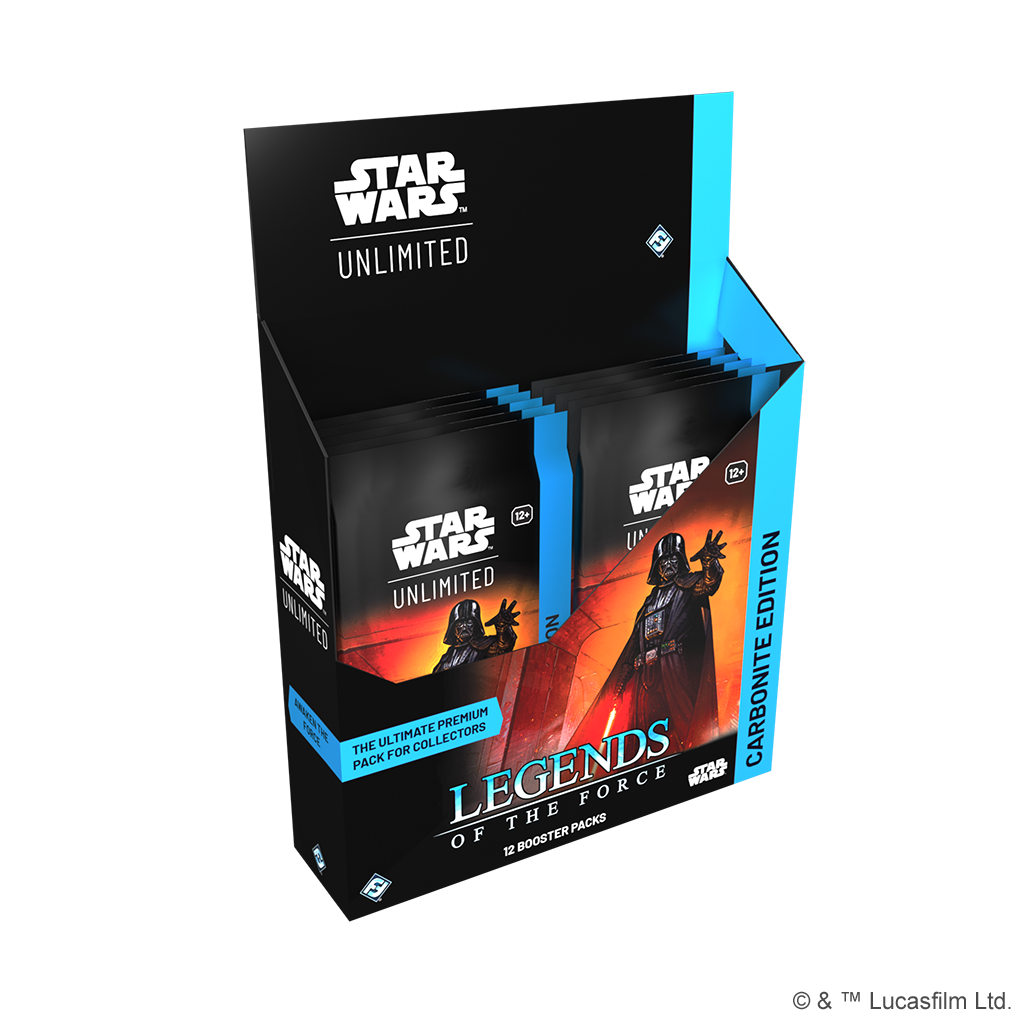 Star Wars: Unlimited Card Game - Legends of the Force - Carbonite Booster Box (SWH05)