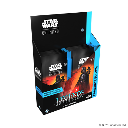 Star Wars: Unlimited Card Game - Legends of the Force - Carbonite Booster Box (SWH05)