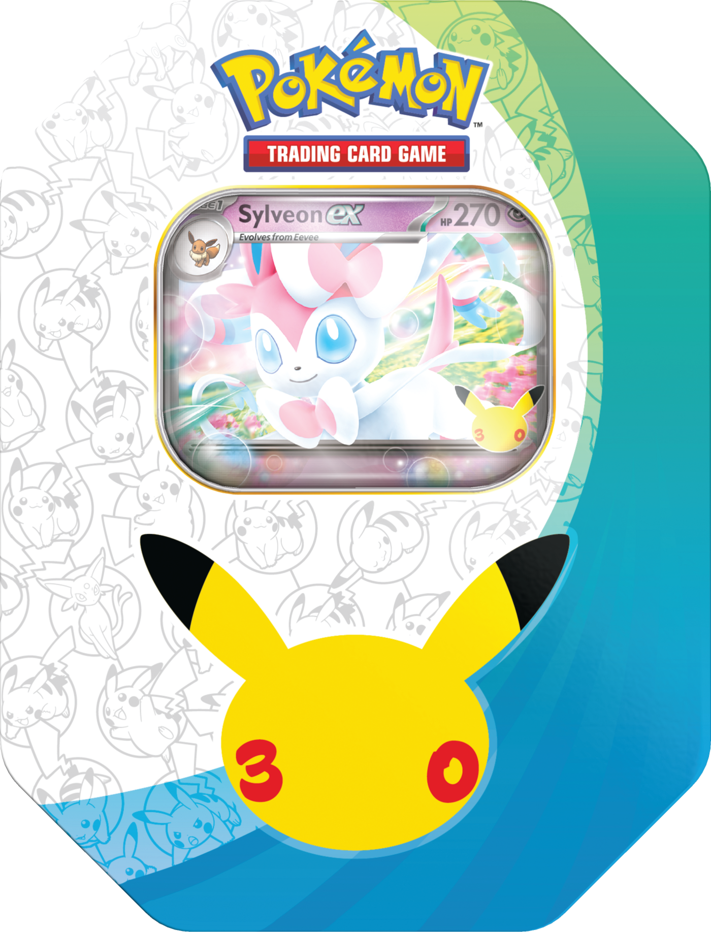 Pokemon TCG: 30th Celebration - Tin - Sylveon ex - PREORDER
