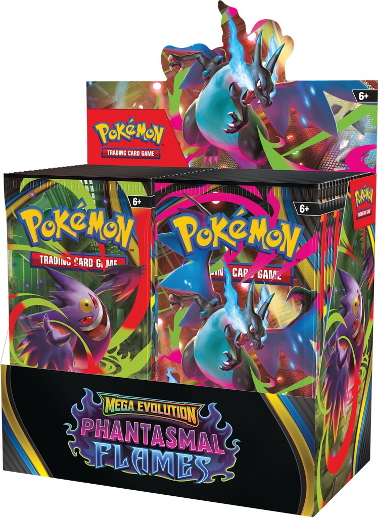 Pokémon TCG: Mega Evolution - Phantasmal Flames - Booster Box - PREORDER
