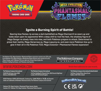 Pokémon TCG: Mega Evolution - Phantasmal Flames - Booster Box - PREORDER