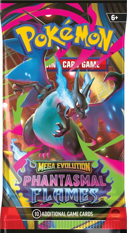 Pokémon TCG: Mega Evolution - Phantasmal Flames - 3-Pack Blister - Weavile/Sneasel - Losowy Blister - PREORDER