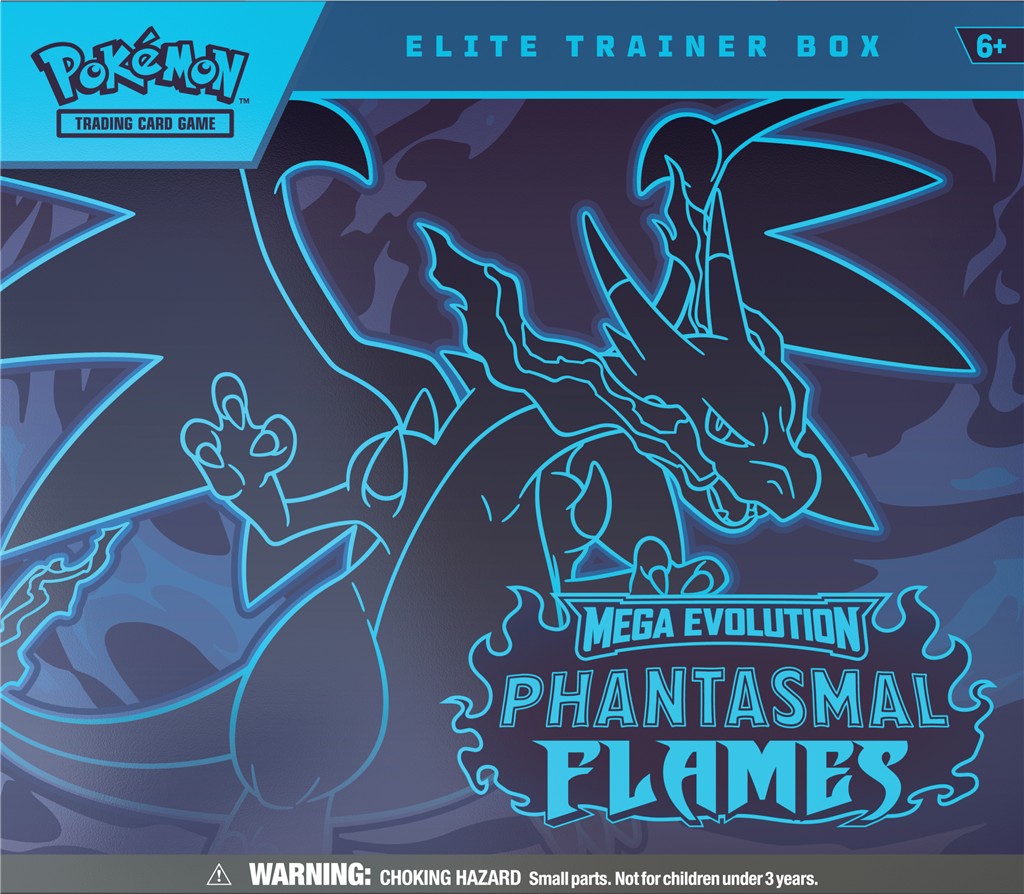 Pokémon TCG: Mega Evolution - Phantasmal Flames - Elite Trainer Box - PREORDER