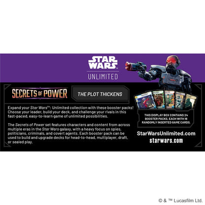 Star Wars: Unlimited Card Game - Secrets of Power - Booster Box - PREORDER