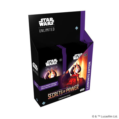 Star Wars: Unlimited Card Game - Secrets of Power - Carbonite Booster Box - PREORDER