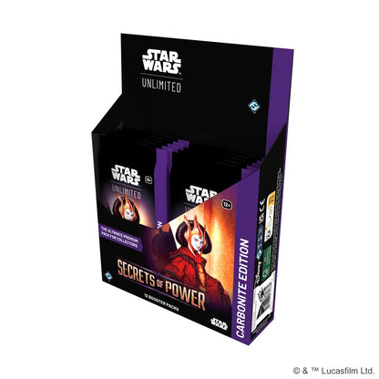 Star Wars: Unlimited Card Game - Secrets of Power - Carbonite Booster Box - PREORDER